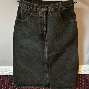 Armani Jeans Charcoal Pencil Skirt